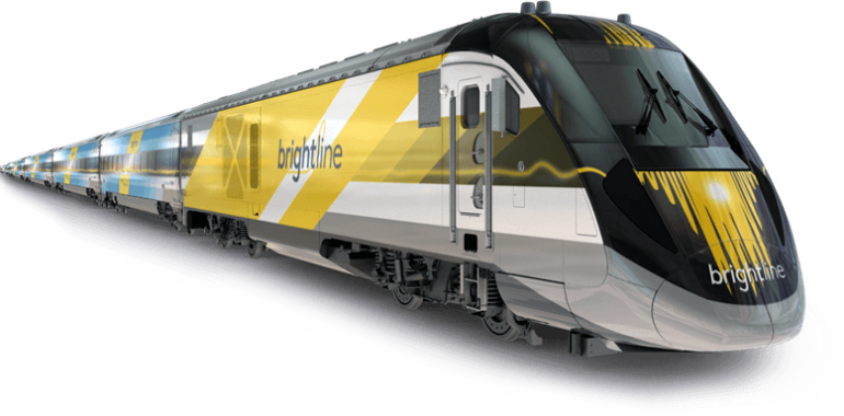 New Brightline Train – Miami to Orlando Passenger Train Project